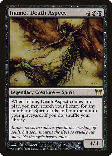 Iname, Death Aspect - chk Spoiler