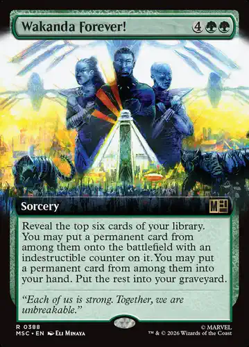Wakanda Forever! - msc Spoiler