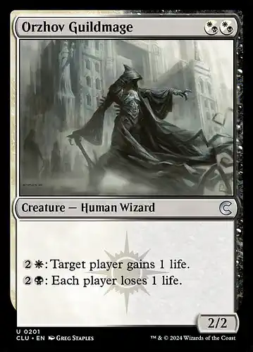 Orzhov Guildmage - clu Spoiler