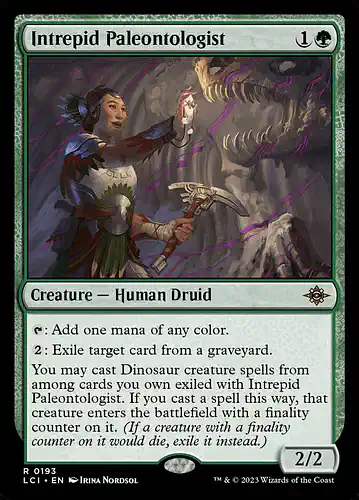 Intrepid Paleontologist - lci Spoiler