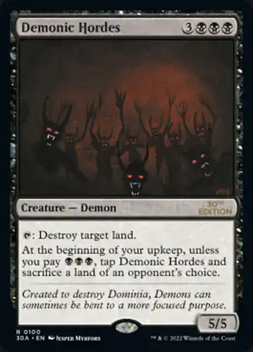 Demonic Hordes - 30a Spoiler