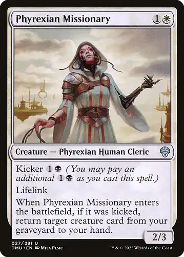 Phyrexian Missionary - dmu Spoiler