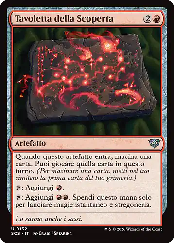 Tablet of Discovery - sos Spoiler