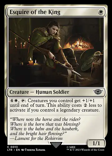 Esquire of the King - ltr Spoiler