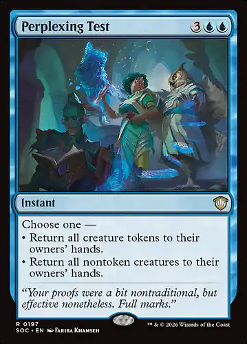 Perplexing Test - soc Spoiler