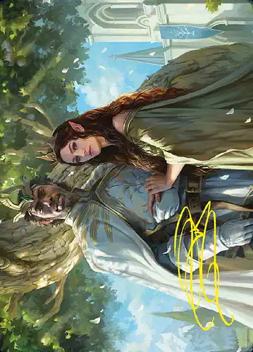 Aragorn and Arwen, Wed - ltr Spoiler