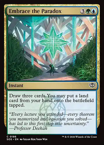Embrace the Paradox - sos Spoiler