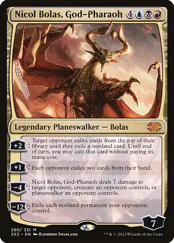 Nicol Bolas, God-Pharaoh - 2x2 Spoiler