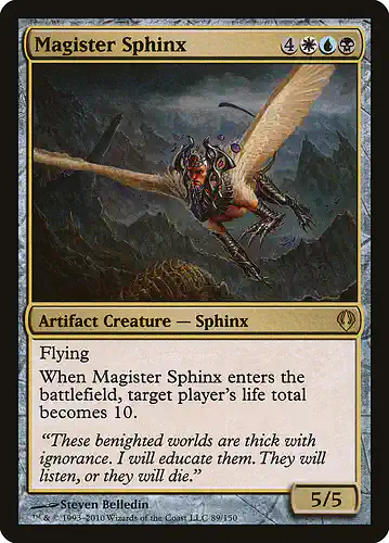 Magister Sphinx - arc Spoiler
