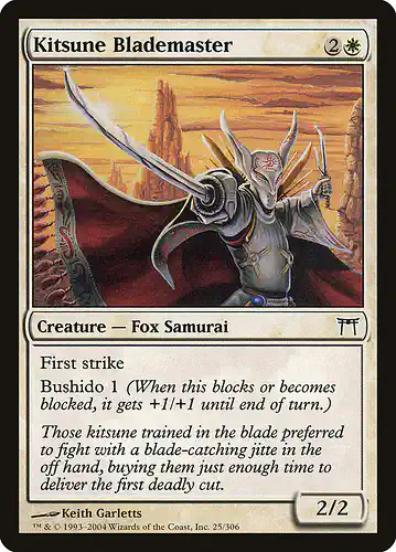 Kitsune Blademaster - chk Spoiler