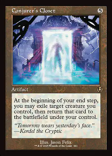 Conjurer's Closet - inr Spoiler