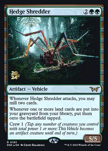 Hedge Shredder - dsk Spoiler