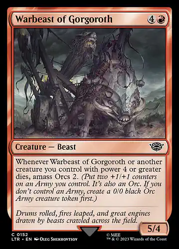 Warbeast of Gorgoroth - ltr Spoiler