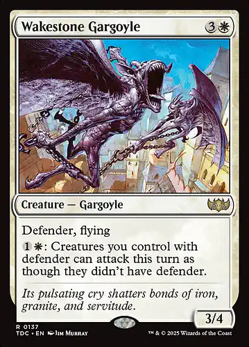 Wakestone Gargoyle - tdc Spoiler
