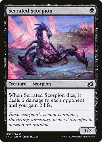 Serrated Scorpion - iko Spoiler