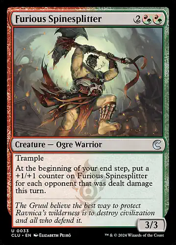 Furious Spinesplitter - clu Spoiler