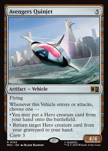 Avengers Quinjet - msc Spoiler