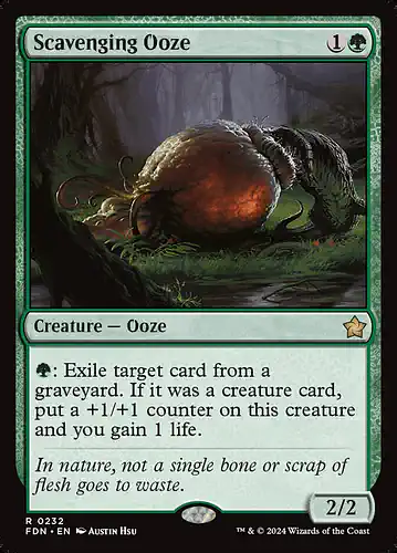 Scavenging Ooze - fdn Spoiler