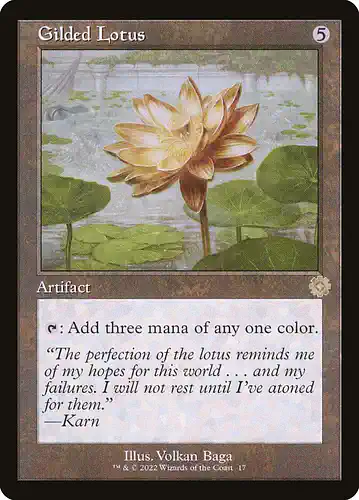 Gilded Lotus - brr Spoiler