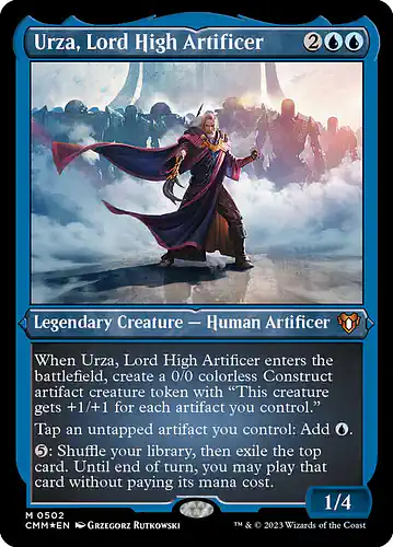Urza, Lord High Artificer - cmm Spoiler