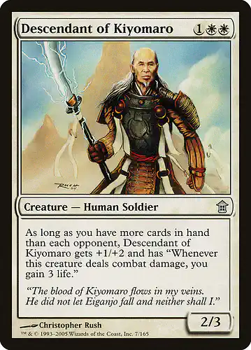 Descendant of Kiyomaro - sok Spoiler