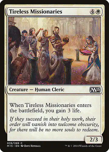 Tireless Missionaries - m15 Spoiler