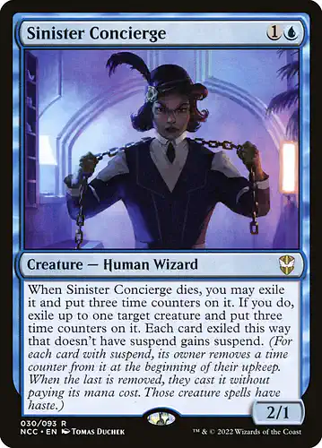 Sinister Concierge - ncc Spoiler