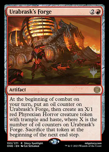 Urabrask's Forge - one Spoiler