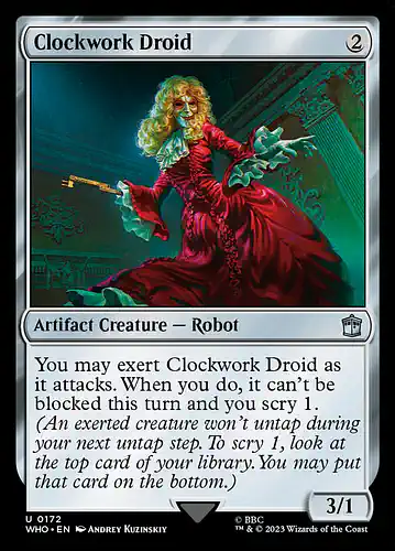 Clockwork Droid - who Spoiler
