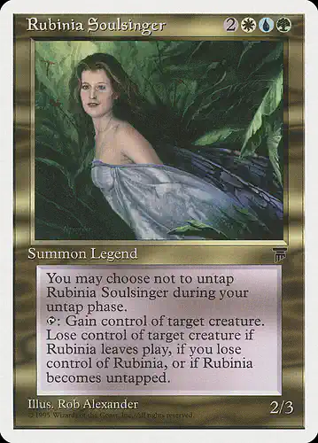 Rubinia Soulsinger - chr Spoiler