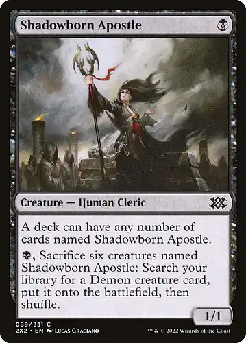 Shadowborn Apostle - 2x2 Spoiler