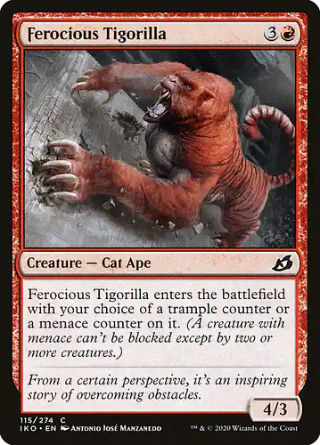 Ferocious Tigorilla - iko Spoiler