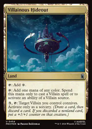 Villainous Hideout - msh Spoiler