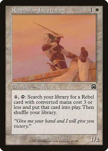 Ramosian Lieutenant - mmq Spoiler