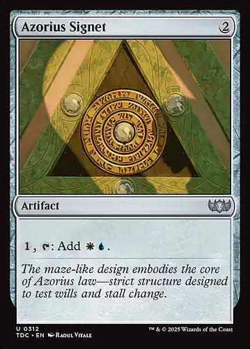Azorius Signet - tdc Spoiler