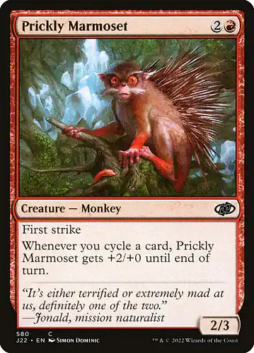Prickly Marmoset - j22 Spoiler