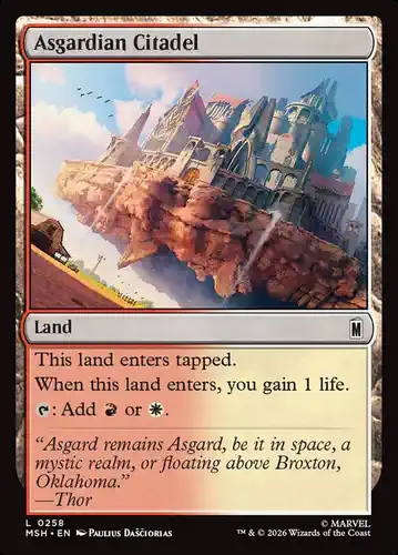 Asgardian Citadel - msh Spoiler