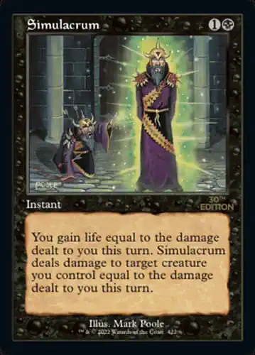 Simulacrum - 30a Spoiler