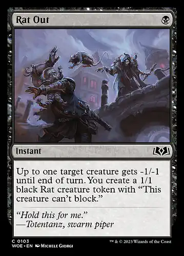 Rat Out - woe Spoiler