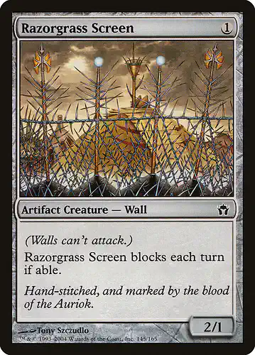 Razorgrass Screen - 5dn Spoiler