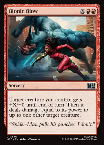 Bionic Blow - msc Spoiler