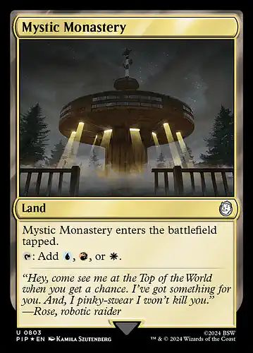 Mystic Monastery - pip Spoiler