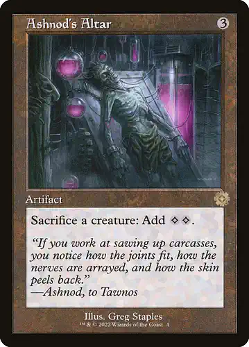 Ashnod's Altar - brr Spoiler