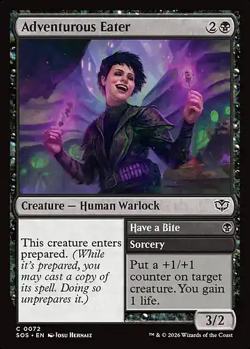 Adventurous Eater - sos Spoiler