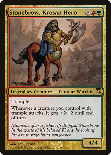 Stonebrow, Krosan Hero - tsp Spoiler