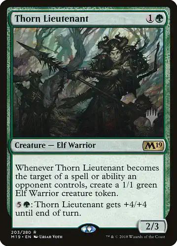 Thorn Lieutenant - m19 Spoiler