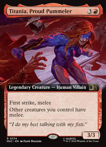Titania, Proud Pummeler - msc Spoiler