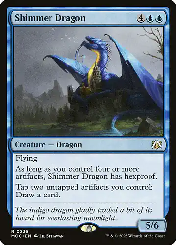 Shimmer Dragon - moc Spoiler