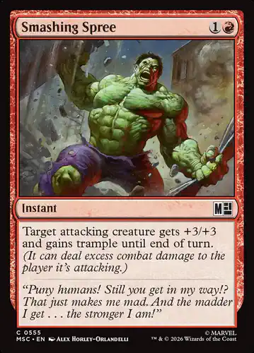 Smashing Spree - msc Spoiler