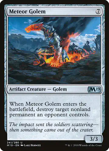 Meteor Golem - m19 Spoiler